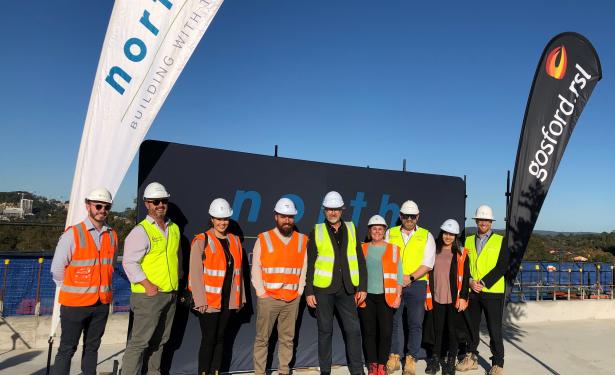 Gosford RSL topping out